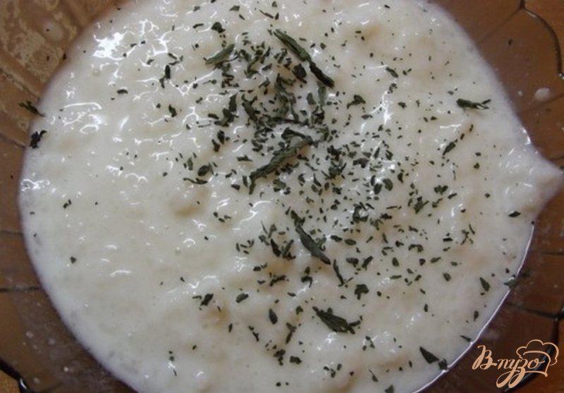Фото приготовление рецепта: Рисовый суп (каша) на кислом молоке шаг №8