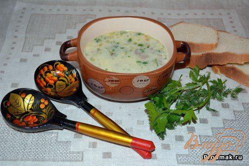 Фото приготовление рецепта: Нежный огуречный суп шаг №8