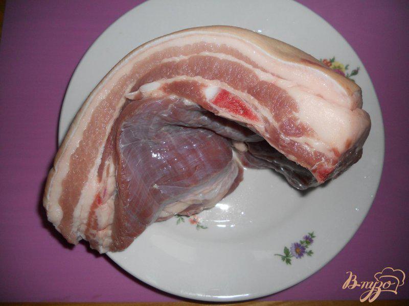 Фото приготовление рецепта: Свинина с морковью шаг №1