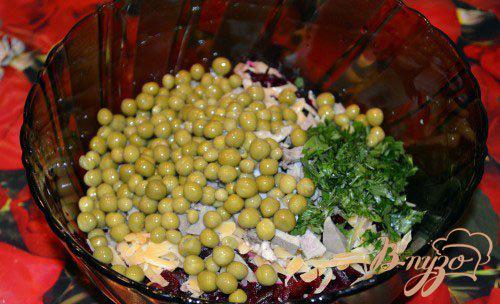 Фото приготовление рецепта: Буряковый (свекольный) салат шаг №5