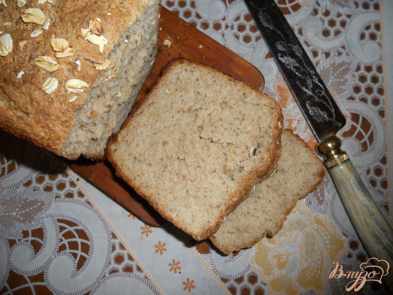 Фото приготовление рецепта: Овсяный хлеб на скорую руку шаг №11