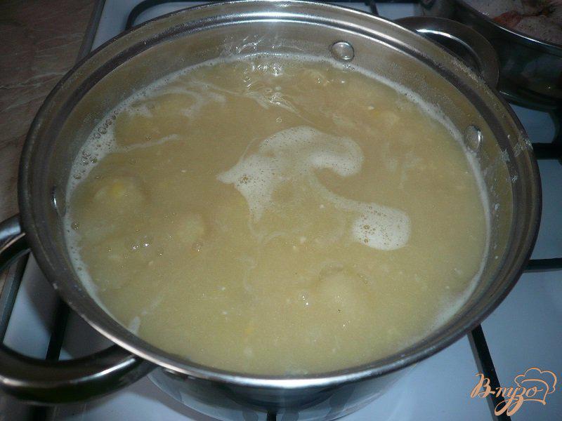 Фото приготовление рецепта: Гороховый суп нежный шаг №7