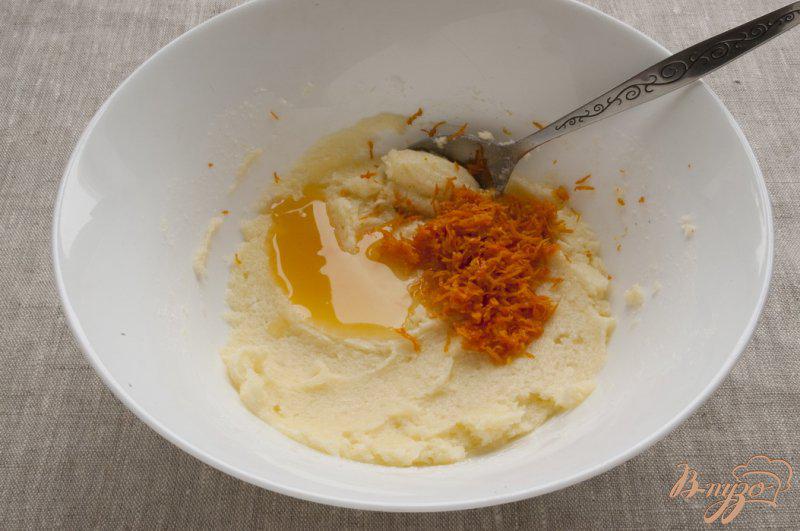 Фото приготовление рецепта: Апельсиновое печенье шаг №3