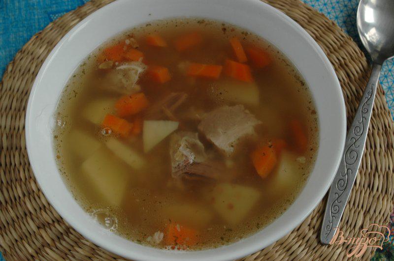 Фото приготовление рецепта: Суп с грудинкой шаг №6