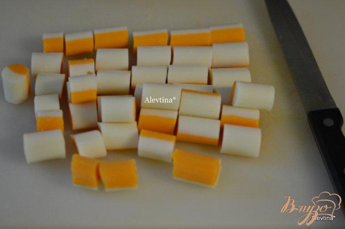 Фото приготовление рецепта: Митлоф с сырно-грибным вкусом шаг №6
