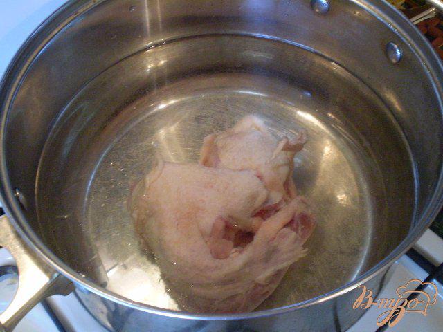 Фото приготовление рецепта: Овсяный суп на курином бульоне шаг №2