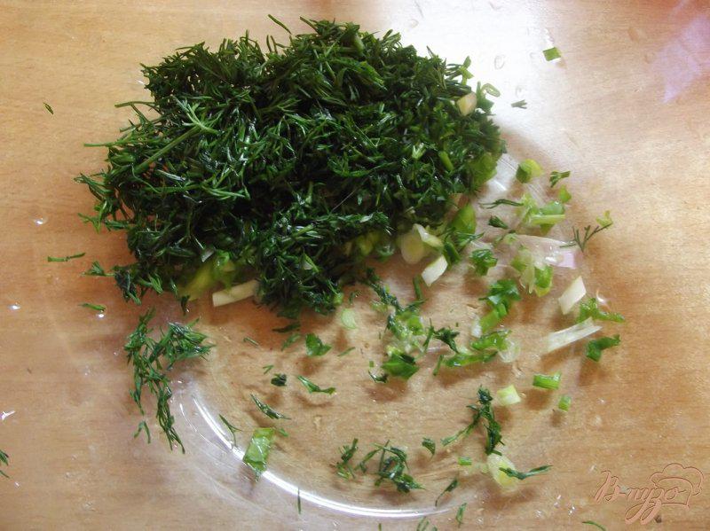 Фото приготовление рецепта: Весенний капустный салат шаг №3