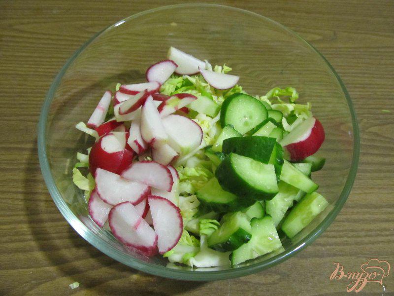 Фото приготовление рецепта: Салат весенний шаг №2