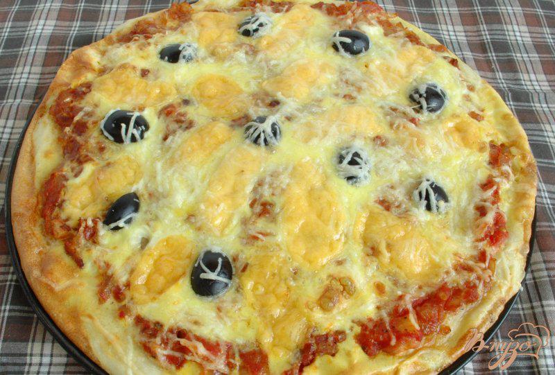 Фото приготовление рецепта: «Крестьянская» пицца шаг №8