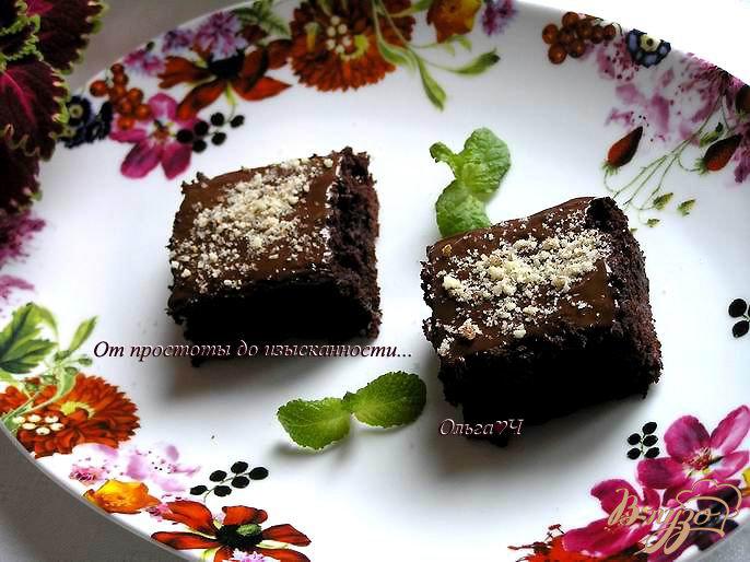 Фото приготовление рецепта: Свекольные брауни с черносливом шаг №6