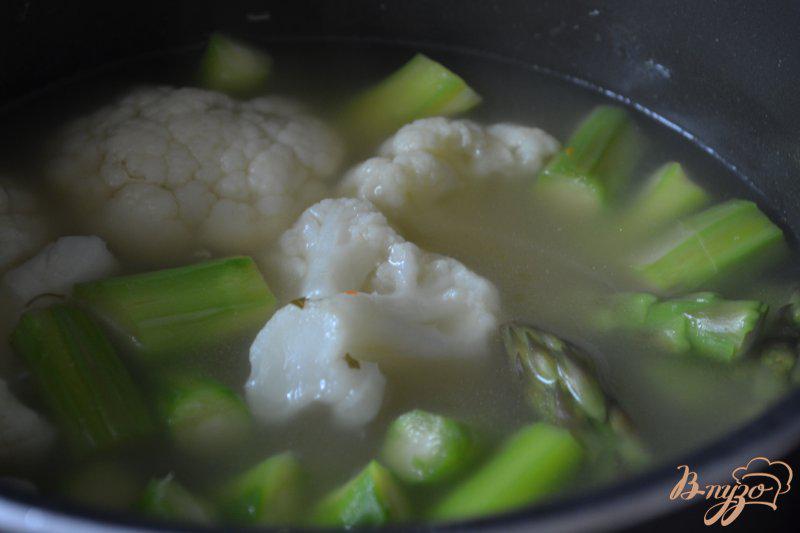 Фото приготовление рецепта: Крем-суп с зеленой спаржей шаг №1