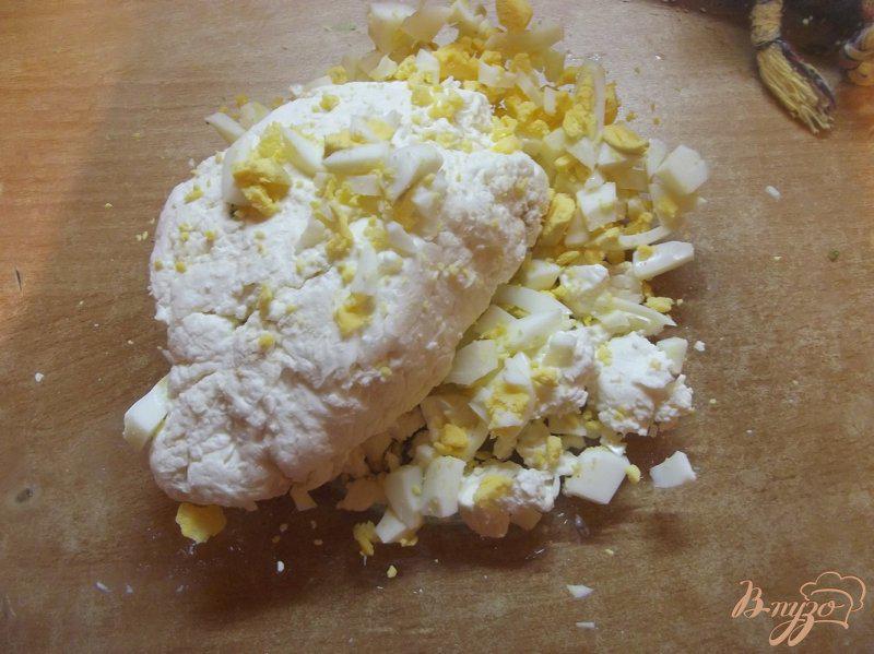 Фото приготовление рецепта: Плацинда с творогом и яйцом шаг №1