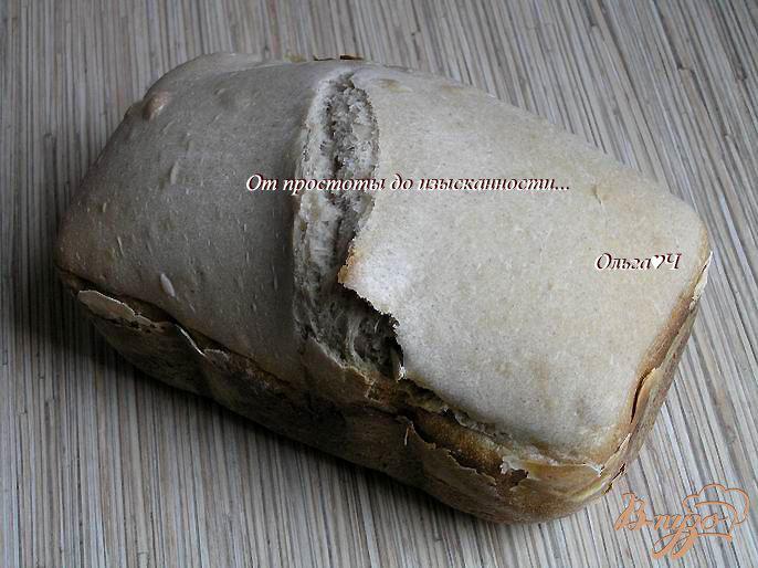 Фото приготовление рецепта: Постный хлеб с мукой из семян льна шаг №3