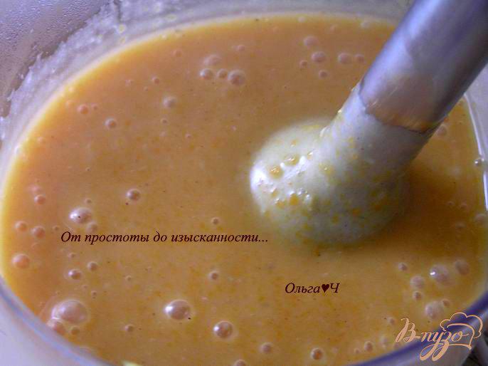 Фото приготовление рецепта: Тыквенный суп с апельсиновым соком шаг №5