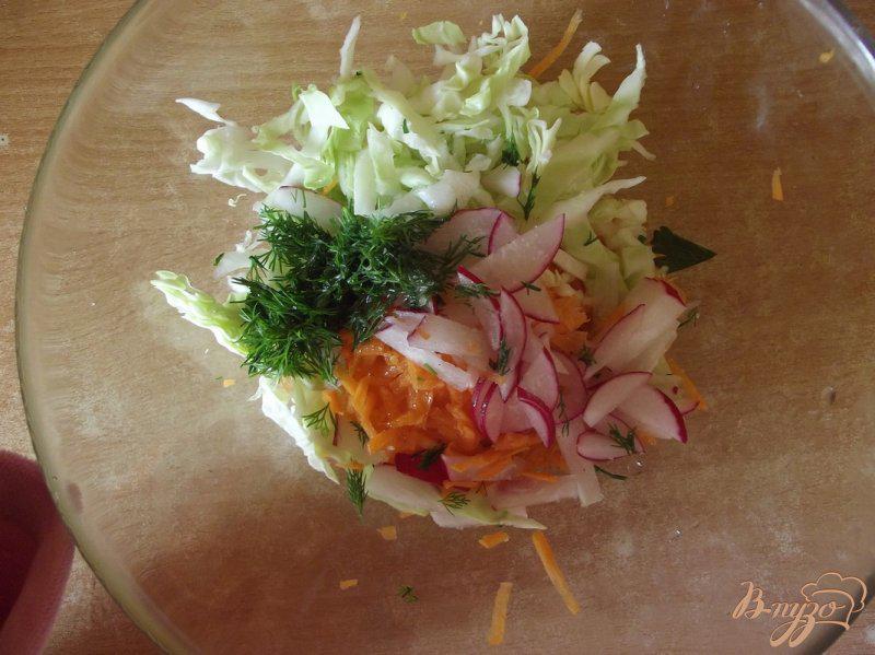 Фото приготовление рецепта: Весенний салат шаг №5
