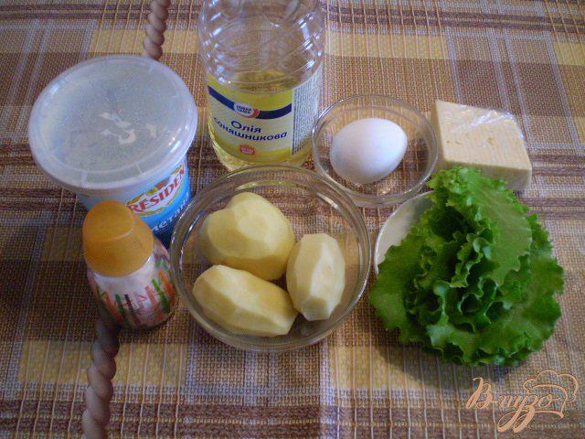 Фото приготовление рецепта: Фриттата с картофелем и сыром шаг №1