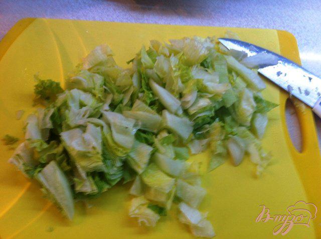 Фото приготовление рецепта: Салат зеленый шаг №3