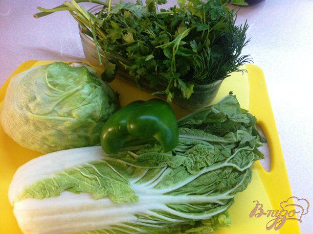 Фото приготовление рецепта: Салат зеленый шаг №1