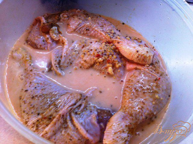 Фото приготовление рецепта: Куриные окорочка в специальном маринаде шаг №5