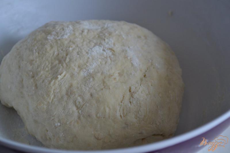 Фото приготовление рецепта: Винный хлеб с овсом шаг №4
