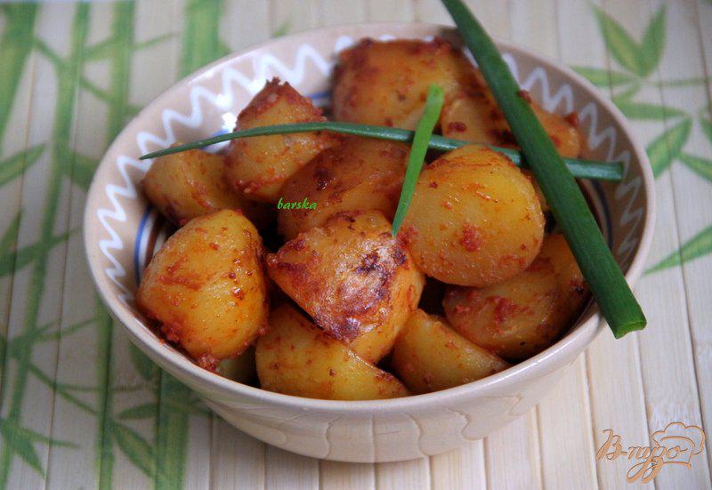 Фото приготовление рецепта: Томатный картофель шаг №6