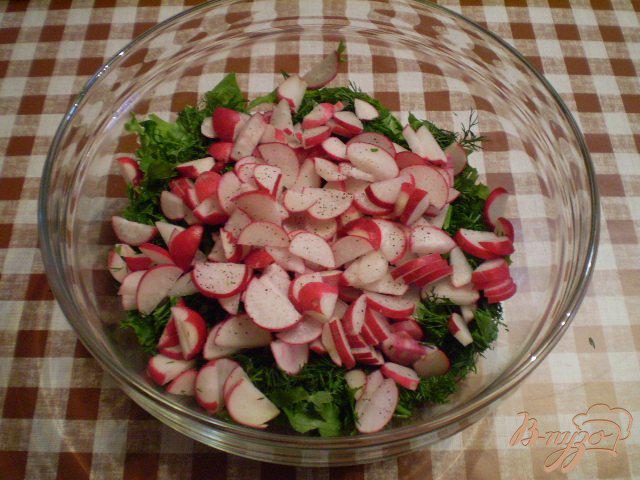 Фото приготовление рецепта: Овощной салат к мясу шаг №4