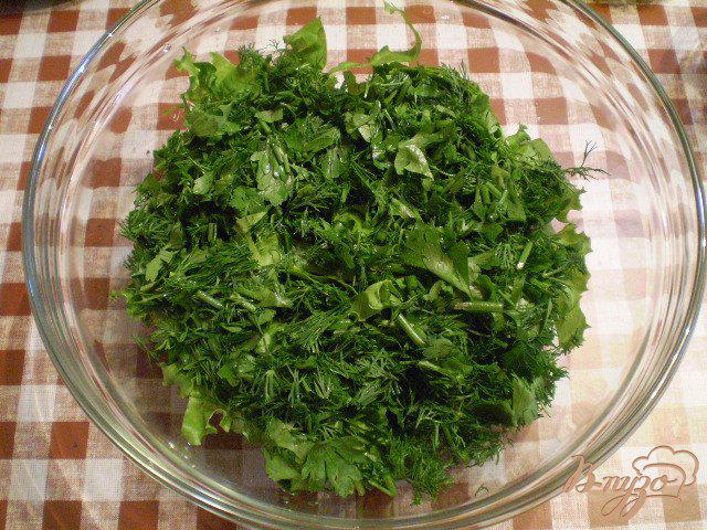 Фото приготовление рецепта: Овощной салат к мясу шаг №3
