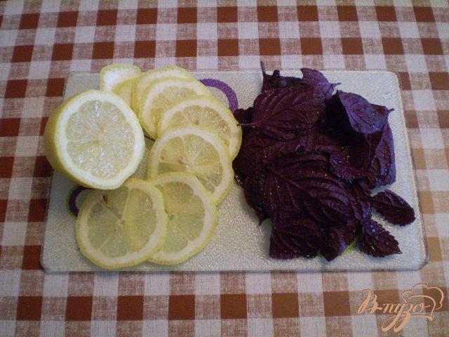 Фото приготовление рецепта: Лимонад из базилика шаг №3