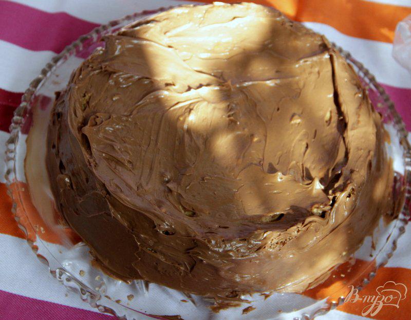 Фото приготовление рецепта: Торт Ferrero Rocher шаг №10