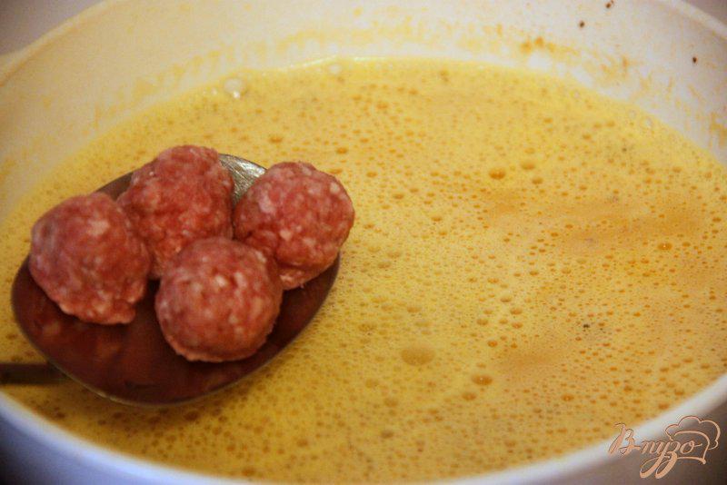 Фото приготовление рецепта: Тыквенный суп с фрикадельками шаг №5