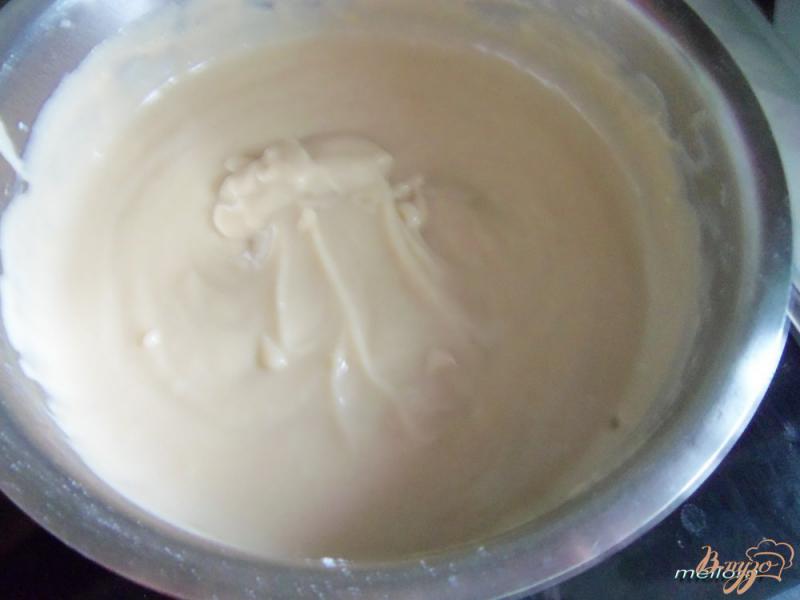 Фото приготовление рецепта: Кофейный торт с заварным кремом (на сковороде) шаг №6
