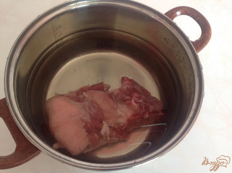 Фото приготовление рецепта: Гречневый суп со свининой шаг №1