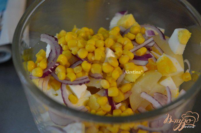 Фото приготовление рецепта: Салат легкий картофельный шаг №2
