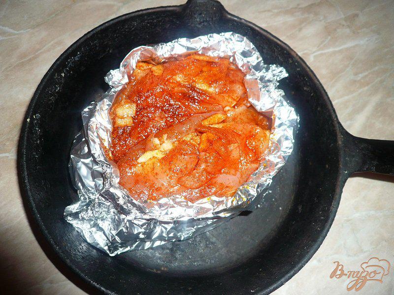 Фото приготовление рецепта: Пастрома с яблоком шаг №8