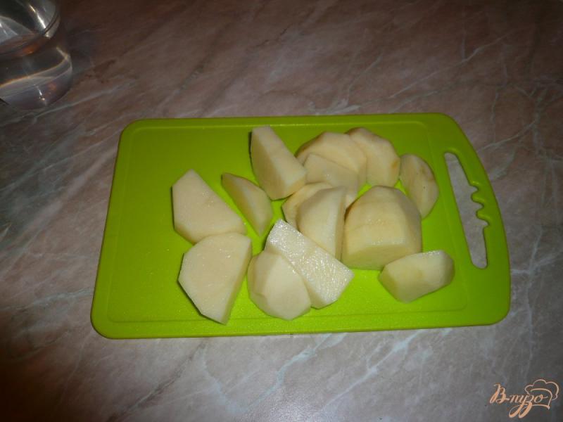 Фото приготовление рецепта: Овощная смесь с картофелем шаг №2
