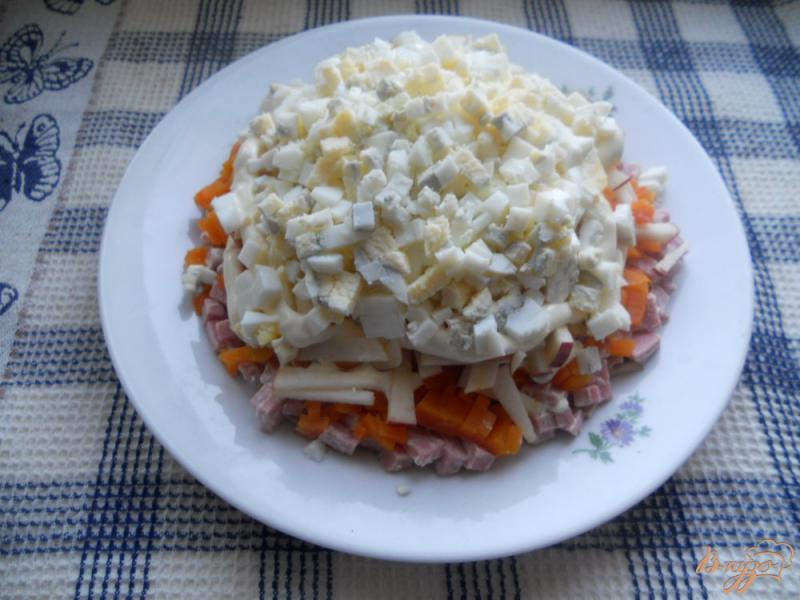 Фото приготовление рецепта: Весенний слоеный салатик шаг №8