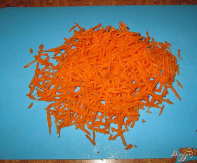 Фото приготовление рецепта: Капустный салат с морковью и яблоком шаг №2
