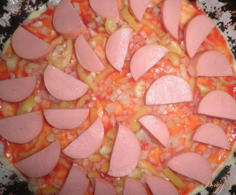 Фото приготовление рецепта: Летняя пицца шаг №6