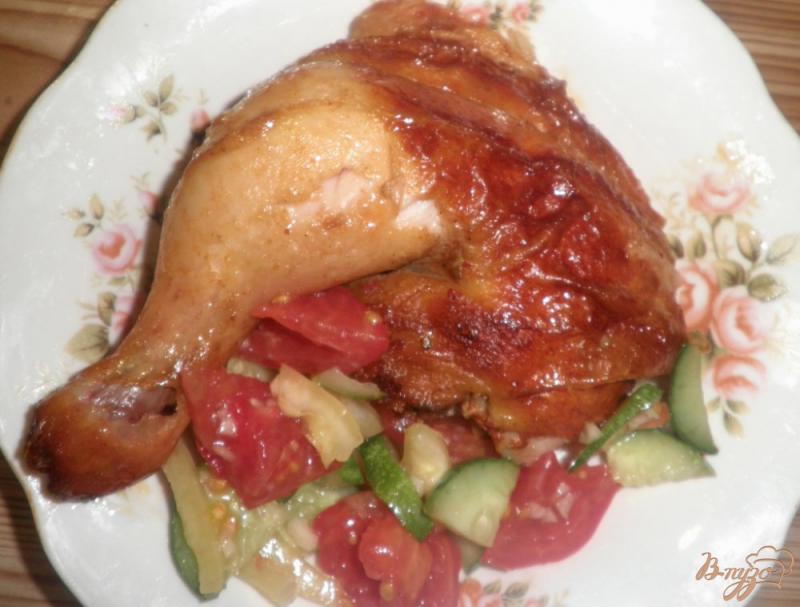 Фото приготовление рецепта: Курица-гриль в остро-сладком маринаде шаг №7