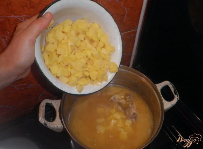 Фото приготовление рецепта: Гороховый суп шаг №5