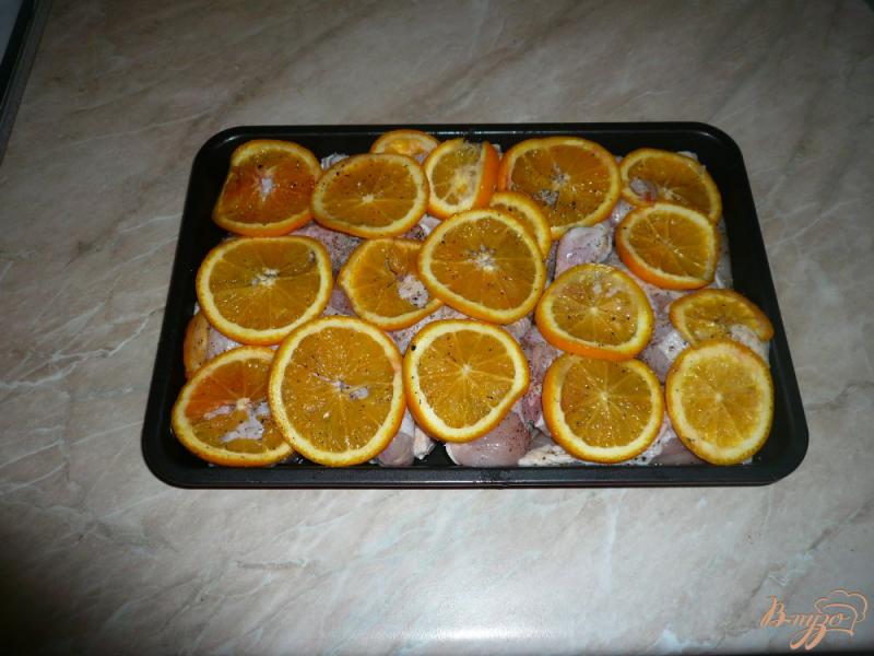 Фото приготовление рецепта: Апельсиновая курочка шаг №5