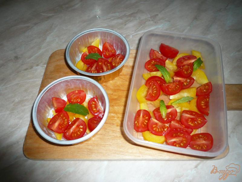 Фото приготовление рецепта: Заливное со свежими овощами шаг №2