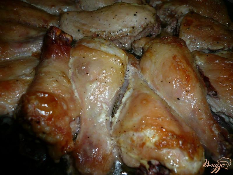Фото приготовление рецепта: Куриные голени запеченые шаг №4