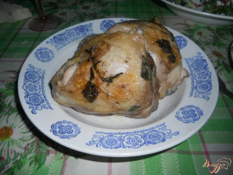 Фото приготовление рецепта: Курица на мангале. Маринад с эстрагоном. шаг №5