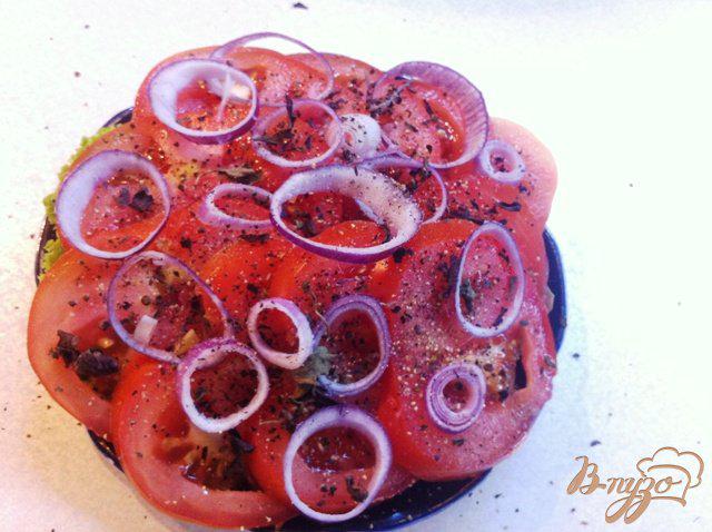 Фото приготовление рецепта: Закуска из помидор шаг №4