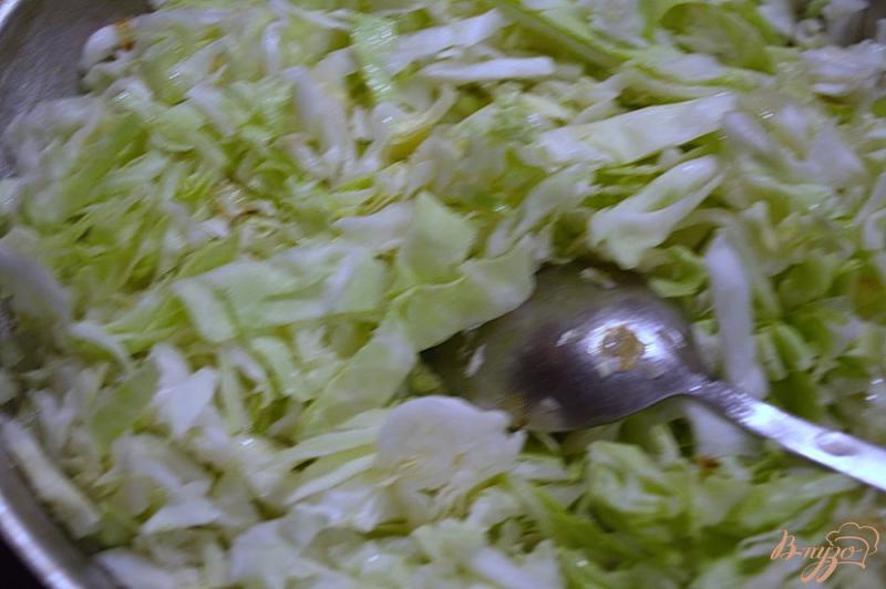 Фото приготовление рецепта: Мясные голубцы с капустой шаг №4