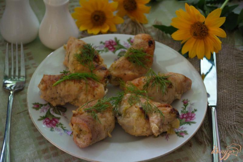 Фото приготовление рецепта: Мясные голубцы с капустой шаг №7