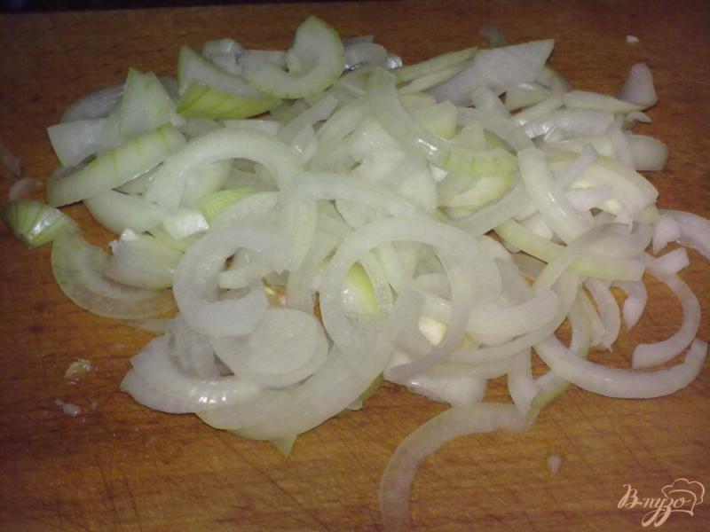 Фото приготовление рецепта: Салат с куриным филе «Хе» шаг №3