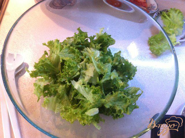 Фото приготовление рецепта: Салат с голубым сыром шаг №2