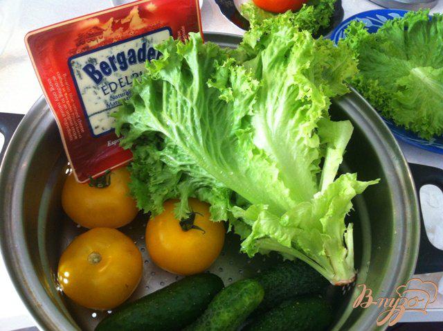 Фото приготовление рецепта: Салат с голубым сыром шаг №1